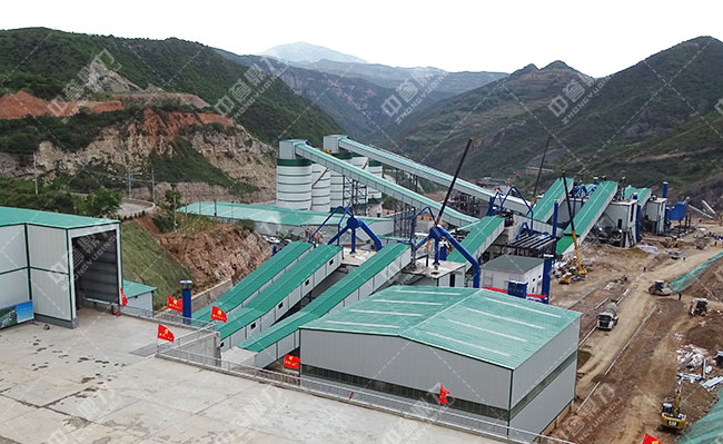 甘肅平涼新世紀建材年產四百萬噸綠色環(huán)保砂石廠